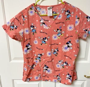 Blusa Médica Pequeña de Minnie Mouse Natural Cutie de Disney para Mujer - Imagen 1 de 9