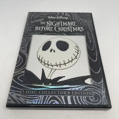THE NIGHTMARE BEFORE CHRISTMAS DVD, 2008, 2-Disc Set, Disney Collector's Edition - Image 1 of 4