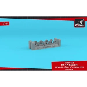 1/144 ARMORY AR AW14326 SR-71A Blackbird ruote tipo precoce con pneumatici ponderati - Foto 1 di 1