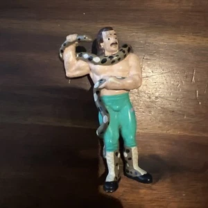 JAKE THE SNAKE ROBERTS MINI 3.5“ RUBBER FIGURE 1990 APPLAUSE LJN WWF WWE WCW AEW - Picture 1 of 5