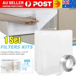 Air Conditioner Filter Sheet Complete Air Vent Filters Kit for Heating Intake AU - Picture 1 of 12