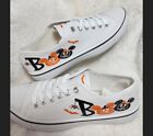 Halloween BOO Mickey Mouse Inspired Canvas Lace Tie Women's Shoes Size 8