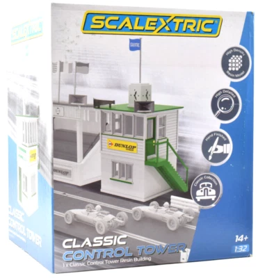 Torre de Control Clásica Scalextric 1/32 Ranura Coche Pista Paisaje Accesorio C8189 Foto 1 de 4