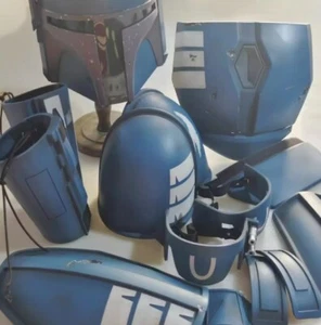 Star Wars The Mandalorian Death Guardian FRP Armor Helmet Cosplay Prop - Picture 1 of 23
