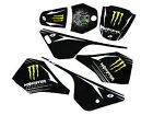 YAMAHA PW80 PW 80 ENERGY DRINK MNSTR GRAPHICS DECALS STICKERS KIT SET NEW