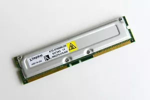 Kingston KTD-XPSB8N/256 (256 MB, PC800, RDRAM, 800 MHz, RIMM 184-pin) RAM Module - Picture 1 of 1