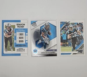 CHRISTIAN McCAFFREY Lot 3 Mosaic Contenders Donruss BASE Panthers 49ers HOT!!! - Picture 1 of 2