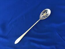 TIFFANY & CO Faneuil Sterling Silver 6-1/2 in Serving Pierced Olive Spoon