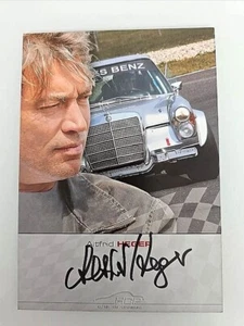 Altfrid Heger Mercedes Benz 300 SEL 6,3 Original Autogramm - Bild 1 von 2