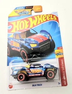 Hot Wheels Baja Truck Blue #115 115/250 - 2024 Hot Wheels Let's Race - Picture 1 of 2