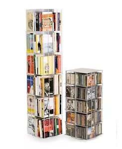 Krossing rotante - Porta LIBRI, CD, DVD - Struttura Componibile - KRIPTONITE - Foto 1 di 2
