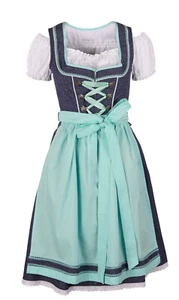 Dirndl Clara Trachtenkleid Damendirndl 3-teilig mit Bluse Gr. 34-46 - Bild 1 von 7