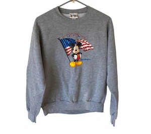 A1 VTG Walt Disney World Kids Mickey Mouse American Dream Sweatshirt Youth XL - Picture 1 of 8