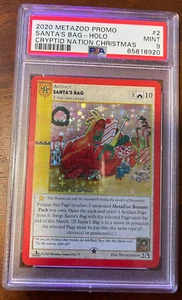 Metazoo 1st Edition Santa's Bag Christmas Promo Cryptid Nation 2/5 PSA 9 MINT - Picture 1 of 3