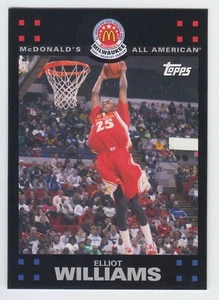 2008 TOPPS McDONALDS ELLIOT WILLIAMS #EW TRUE ROOKIE MINT 1ST CARD EVER MADE HTF - Picture 1 of 2