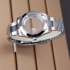 Caja de reloj Sky Overlord 36/40 mm correa de ostra mod para esfera Seiko NH35 Nh36 28,5 mm - Imagen 1 de 16