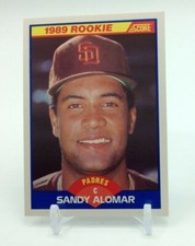 Lot of 3 Sandy Alomar Jr. RC 1989 Score Fleer Topps Mint Rookie Cards