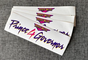 4 Pack-Vintage Prince 4 Governor Bumper Sticker WLOL 99.5 Mpls Radio Promo - Picture 1 of 4