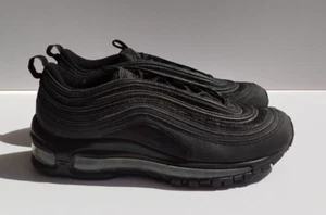 Nike Air Max 97 OG Triple Black GS AV4149-001 Youth Shoes Size us 5Y Mens us 5 - Picture 1 of 8