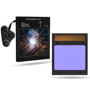 TRQWH Auto Darkening Welding Lens 4 Arc Sensor True Color Shade 4/5-13 - Picture 1 of 8