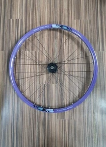 Ghost Front Wheel Sram Hub 26" Alex Supra 4x Pro Mountain Bike Front Purple MTB - Picture 1 of 13