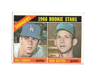 1966 Topps Baseball Rookie Stars Don Sutton/Bill Singer #288 HOF Sehr guter Zustand + - Bild 1 von 2