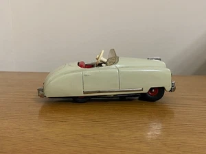 Schuco Radio 4012 Tin Wind-up Toy Car & Box US Zone Germany PA-39 - Picture 1 of 14