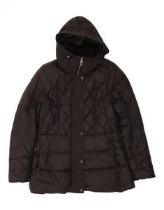 G-STAR Womens Hooded Padded Jacket UK 14 Medium Black Polyester BH12 - Picture 1 of 3