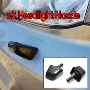 2x Front Headlight Washer Jet Nozzles Kit For Nissan XTrail X-Trail T31 2007-13 - Picture 1 of 12