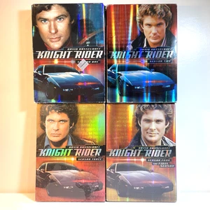 KNIGHT RIDER: STAFFELN 1, 2, 3, 4 (DVD) David Hasselhoff - Action 2 NEU / 2 GEBRAUCHT - Bild 1 von 20