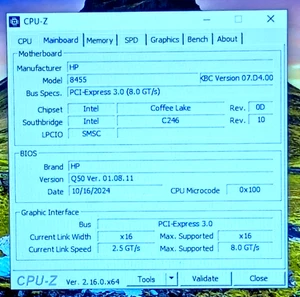 L04857-003 HP Z2 TOWER G4 WORKSTATION Socket LGA 1151 Motherboard L13216-001 - Picture 1 of 8