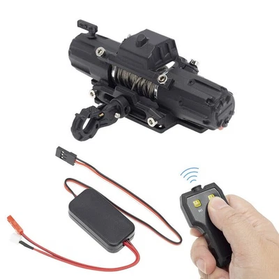 RC Crawler Metal Winch For 1:10 Scale SCX10 III AXI03007 90046 Remote Receiver e - Image 1 of 4