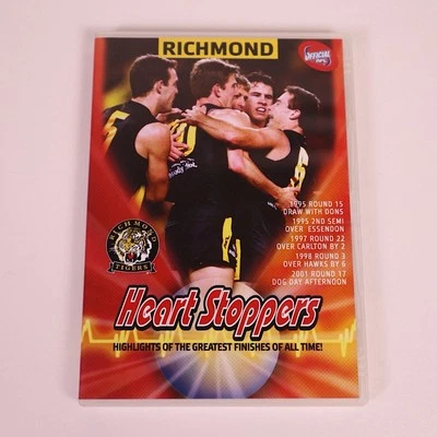 Richmond Tigers Heart Stoppers Highlights of the Greatest Finishes All Time DVD - Image 1 of 3