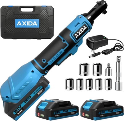 3/8" Electric Ratchet Wrench - 66FT-LBS (90N.M) Cordless Wrench Ratchet,21V Powe - Image 1 of 4