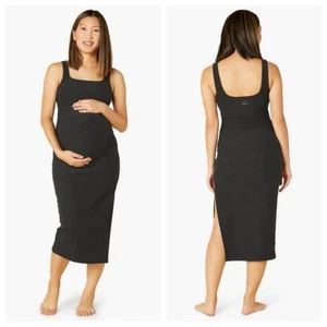NUEVO CON ETIQUETAS BEYOND YOGA Beyond the Bump Spacedye Icon Vestido de Maternidad Noche Más Oscura L - Imagen 1 de 9
