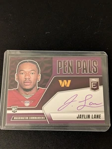 2025 Panini Donruss Elite Jaylin Lane RC Pen Pals Auto Purple Ink #PP-JLA - Picture 1 of 2