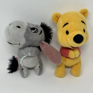 Disney Parks Winnie the Pooh and Eeyore Magnetic Hands Plush Toy 5” Dolls - Picture 1 of 11