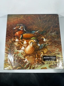NEW Vintag Springbok Jigsaw Puzzle 500 Pcs Family Outing Mallard Ducks Hallmark  - Picture 1 of 3