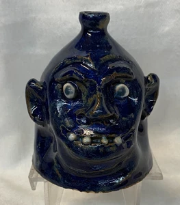 MARVIN BAILEY Indigenous Southern Primitive Folk Art Pottery Mini Face Jug SC!!! - Picture 1 of 6