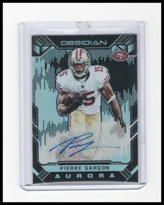 2018 Panini Obsidian - Pierre Garcon - Aurora Autographs Auto #/100 - Picture 1 of 2