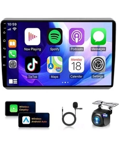8" Android Auto, Apple Carplay Car Stereo Radio GPS Wifi 2Din Multimedia  - Picture 1 of 3