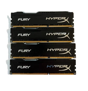 [32GB] LOT OF 4x8GB HyperX FURY DDR3 1600 Gaming RAM - Picture 1 of 4