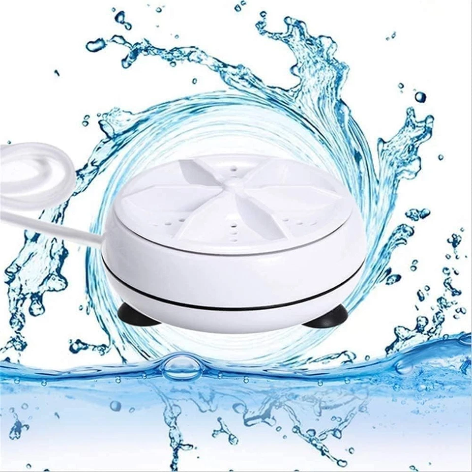 Portable Washing Machine, Mini Ultrasonic Washing Machine 3 in 1 Dishwashers ... - Image 1 of 4