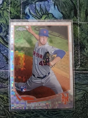 2013 Topps Chrome - Zack Wheeler #180 X-Fractor (RC) - Image 1 of 3