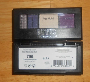 1 palette NYC METRO QUARTET EYE SHADOW 796 QUEENS BOULEVARD - Picture 1 of 2