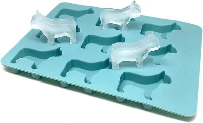 French Bulldog Ice Cube Tray Bpa Free Silicone Dog Shaped Molds Dishwasher Safe - Image 1 of 4
