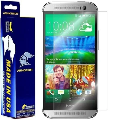 [2-Pack] ArmorSuit MilitaryShield HTC One M8 Screen Protector HD Film - Image 1 of 4