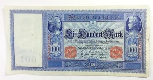 Reichsbanknote 100 Mark, Berlin, 21. April 1910. - Bild 1 von 2