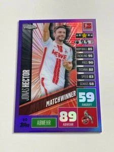 Topps Match Attax Chrome Bundesliga 2020-21 Purple Refractor Jonas Hector /299 - Bild 1 von 2