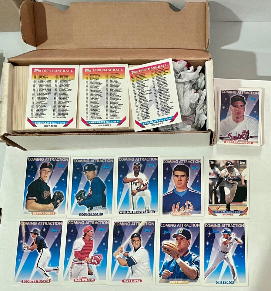 1993 Topps Series  2  6 of 6 Set  "No" Derek Jeter RC - Image 1 of 1